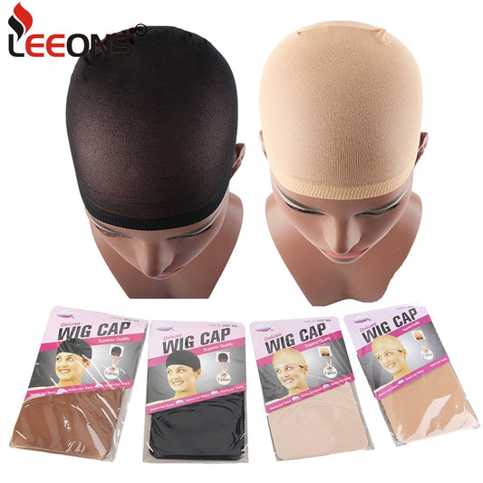 Leeons Wholesale Wig Cap Stretch Stocking Caps Wig Mesh Wig Cap For Making Wigs One Size Wigs Elastic Stocking Caps Stretch